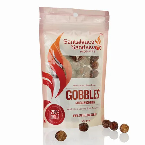 Santaleuca Gobbles Sandalwood Nuts 125g