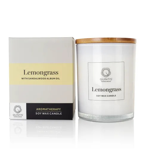 Quintis Candle - Lemongrass & Sandalwood Album Oil